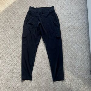 Athleta Black Cargo Joggers Size 4